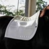 Tapis de selle antidérapant pour dressage standard blanc