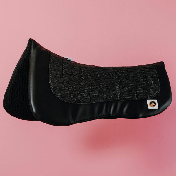 Ecogold Flip Half Pad Dressage black - shimmable