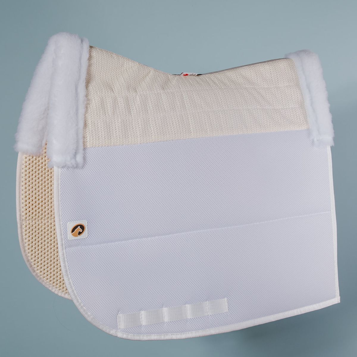 Ecogold Stabilizer Dressage Pad - White