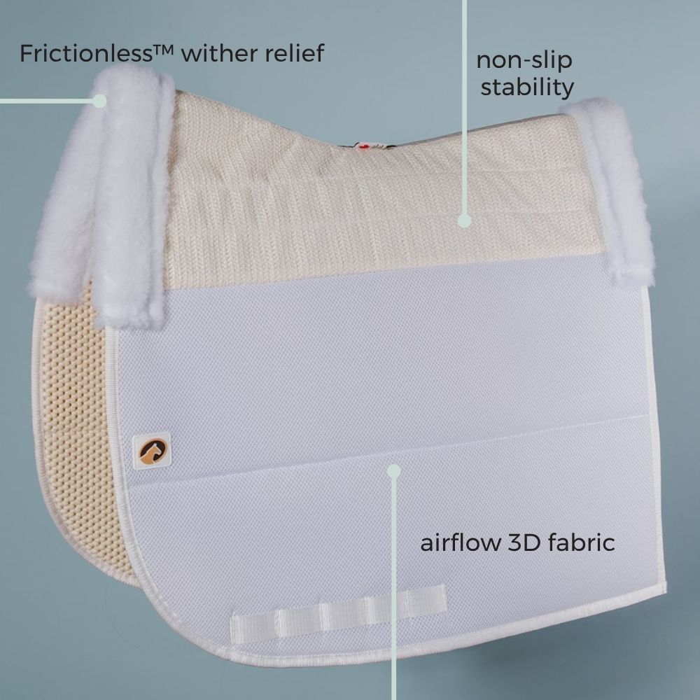 Stabilizer Dressage pad - detail front